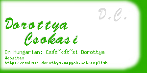 dorottya csokasi business card